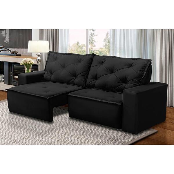 Sofá Retrátil E Reclinável 3 Lugares Com Molas 2,00m Alana Su