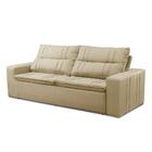 Sofá Retrátil E Reclinável 3 Lugares Com Molas 2,00m Elisa Su