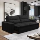 Sofá Retrátil E Reclinável 3 Lugares Com Molas 2,00m Elisa Su