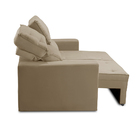 Sofá Retrátil E Reclinável 3 Lugares Com Molas 2,00m Lais Sue