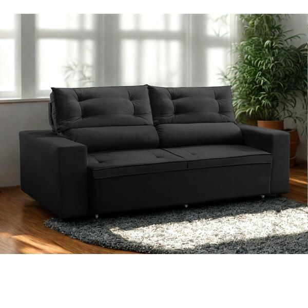 Sofá Retrátil E Reclinável 3 Lugares Com Molas 2,00m Lisboa S