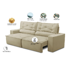 Sofá Retrátil E Reclinável 3 Lugares Com Molas 2,00m Livia Su