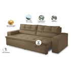 Sofá Retrátil E Reclinável 3 Lugares Com Molas 2,00m Vegas Su