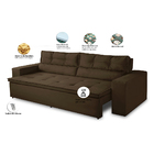 Sofá Retrátil E Reclinável 3 Lugares Com Molas 2,00m Vegas Su