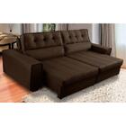 Sofá Retrátil E Reclinável 3 Lugares Com Molas 2,10m Camila S