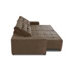 Sofá Retrátil E Reclinável 3 Lugares Com Molas 2,10m Duda Sue