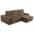 Sofá Retrátil E Reclinável 3 Lugares Com Molas 2,10m Duda Sue