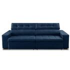 Sofá Retrátil E Reclinável 3 Lugares Com Molas 2,10m Julia Su