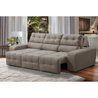 Sofá Retrátil E Reclinável 3 Lugares Com Molas 2,25m Bella Su