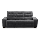 Sofá Retrátil E Reclinável 3 Lugares Com Molas 2,25m Bella Su