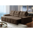 Sofá Retrátil E Reclinável 3 Lugares Com Molas 2,25m Rebeca S