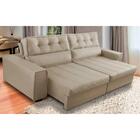 Sofá Retrátil E Reclinável 3 Lugares Com Molas 2,30m Camila S