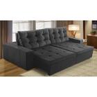 Sofá Retrátil E Reclinável 3 Lugares Com Molas 2,30m Dina Sue