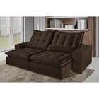 Sofá Retrátil E Reclinável 3 Lugares Da Vinci Mundial Estofad