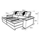 Sofá Retrátil E Reclinável 3 Lugares Ferrara Platinum Grafite