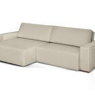 Sofá Retrátil E Reclinável 3 Lugares Linho Siena 220cm Com Mo