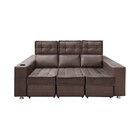 Sofá Retrátil E Reclinável 3 Lugares Londres 1.90cm C/ Molas