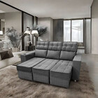 Sofá Retrátil E Reclinável 3 Lugares Londres 1.90cm C/molas -