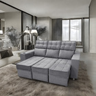 Sófa Retrátil E Reclinável 3 Lugares Londres 2.10 Suede Cinza
