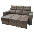 Sófa Retrátil E Reclinável 3 Lugares Londres 2.10 Veludo Marr