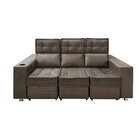 Sofá Retrátil E Reclinável 3 Lugares Londres 2.10cm C/molas -