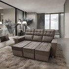 Sofá Retrátil E Reclinável 3 Lugares Londres 2.10cm C/molas -