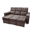 Sofá Retrátil E Reclinável 3 Lugares Londres 2.10cm C/molas -