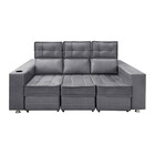 Sofá Retrátil E Reclinável 3 Lugares Londres 2.10cm C/molas -