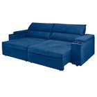 Sofá Retrátil E Reclinável 3 Lugares Molas Ensacadas 200cm Ve