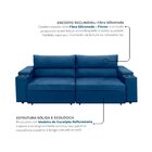 Sofá Retrátil E Reclinável 3 Lugares Molas Ensacadas 200cm Ve