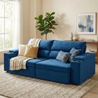 Sofá Retrátil E Reclinável 3 Lugares Molas Ensacadas 200cm Ve