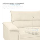 Sofá Retrátil E Reclinável 3 Lugares Molas Ensacadas 200cm Ve