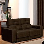 Sofá Retrátil E Reclinável 3 Lugares Moscou-phormatta - Marrom