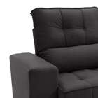 Sofá Retrátil E Reclinável 3 Lugares Oppel Ii Suede Cinza