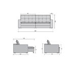 Sofá Retrátil E Reclinável 3 Lugares Tiffany Em Veludo 2,00m