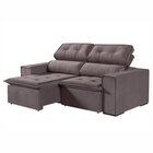 Sofá Retrátil E Reclinável 3 Lugares Toronto Estofados Ferrar