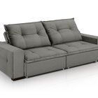 Sofá Retrátil E Reclinável 3 Lugares Veludo Aquarius 200cm Ch