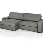 Sofá Retrátil E Reclinável 3 Lugares Veludo Com Molas Cosmos