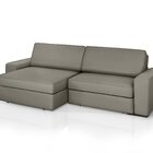 Sofá Retrátil E Reclinável 3 Lugares Veludo Com Molas Cosmos