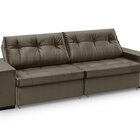 Sofá Retrátil E Reclinável 3 Lugares Veludo Com Molas Orion 2