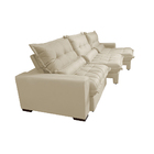 Sofá Retrátil E Reclinável 4,12m Com Molas Ensacadas Cama Inb