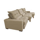 Sofá Retrátil E Reclinável 4,12m Com Molas Ensacadas Cama Inb