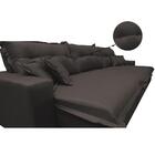 Sofá Retrátil E Reclinável 4,12m Com Molas Ensacadas Cama Inb