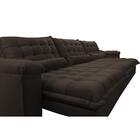 Sofá Retrátil E Reclinável 4,12m Com Molas Ensacadas Cama Inb