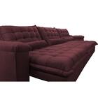 Sofá Retrátil E Reclinável 4,12m Com Molas Ensacadas Cama Inb