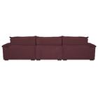 Sofá Retrátil E Reclinável 4,12m Com Molas Ensacadas Cama Inb