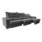 Sofá Retrátil E Reclinável 4,15m Cama Inbox Big Fresh Com Sof