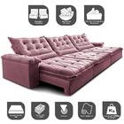 Sofá Retrátil E Reclinável 4,15m Cama Inbox Big Fresh Com Sof