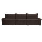 Sofá Retrátil E Reclinável 4,15m Cama Inbox Big Fresh Com Sof