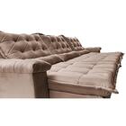 Sofá Retrátil E Reclinável 4,15m Cama Inbox Big Fresh Com Sof